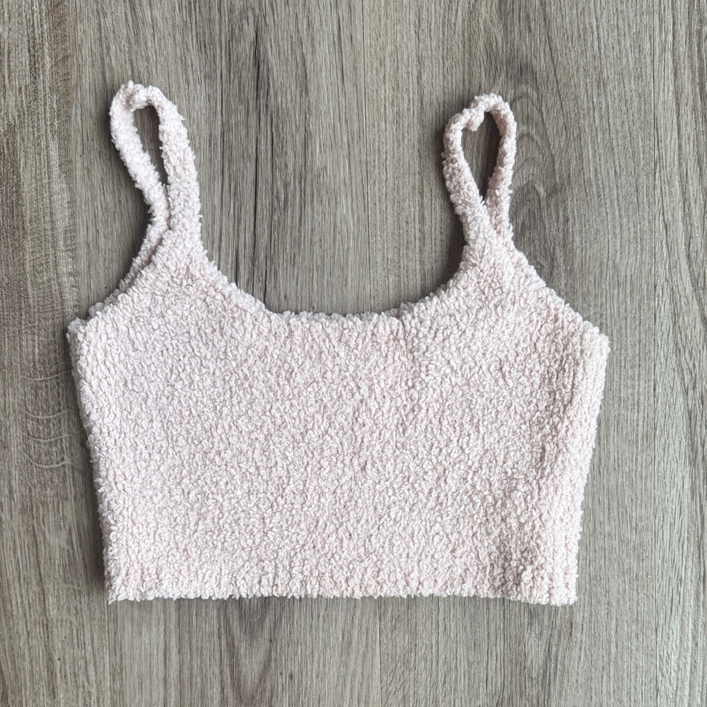 SKIMS Blush Textured Knit Top